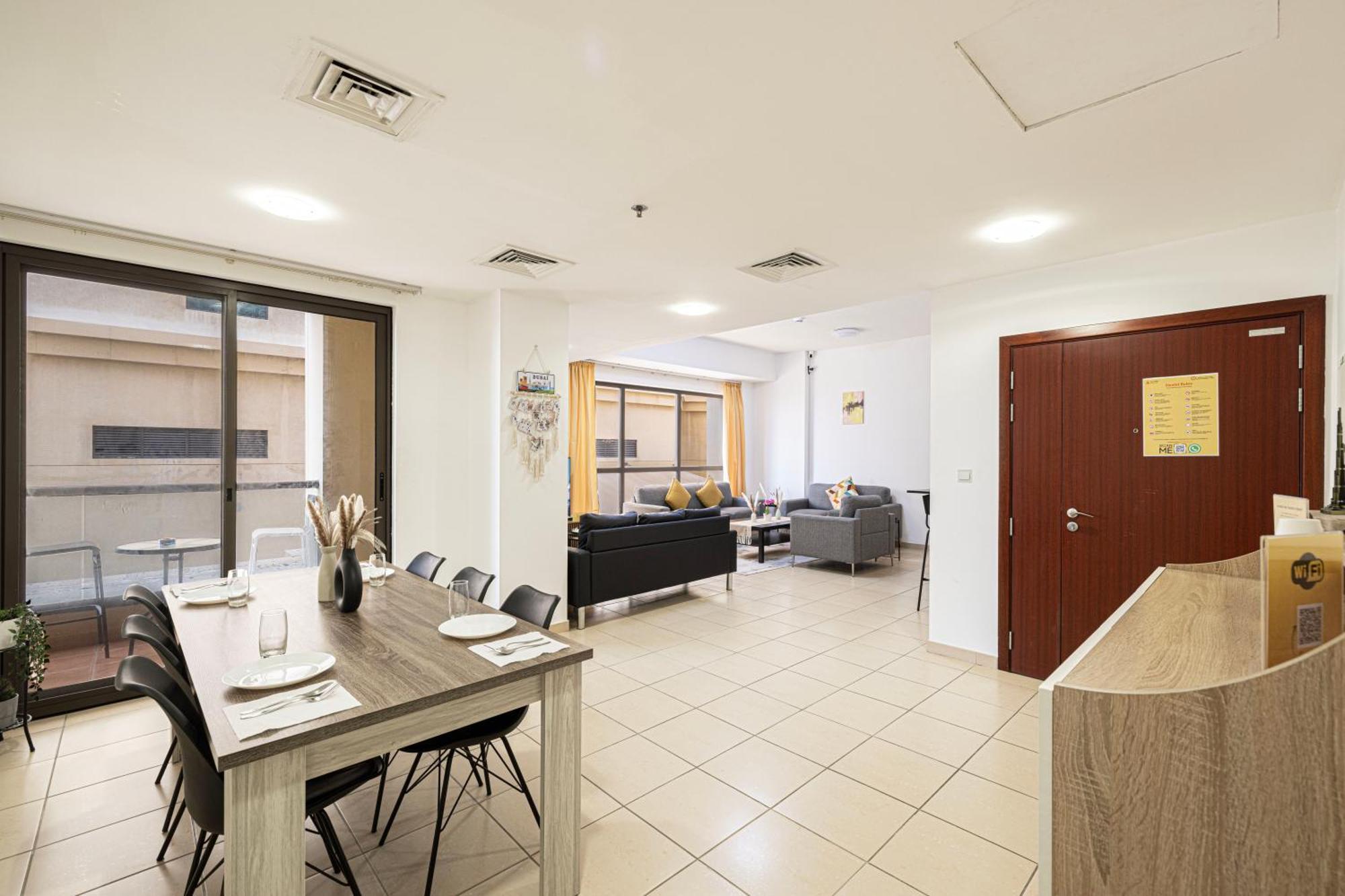 Moonlight Hostel Jbr - 2Min Walk To Jbr Beach - Gym - 2Min Metro Station - Poll Dubaï Extérieur photo